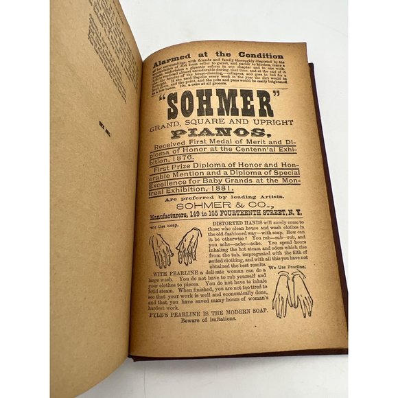 Antique Book Robert Elsmere by Mrs Humphrey Ward Singer Sewing Machines - Picture 9 of 12